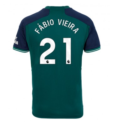 Arsenal Fabio Vieira #21 Replika Tredjetrøje 2023-24 Kortærmet